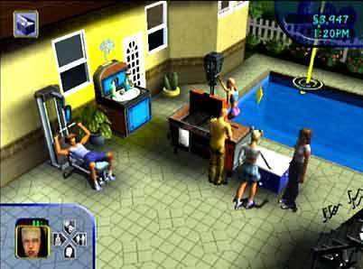 Screenshot van de PS2 versie