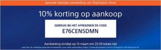 postzegel Kolibrie garen Krijg nu 10 procent korting met vouchercode in PlayStation Store -  Gamersnet.nl